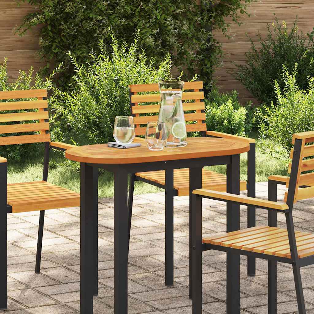 vidaXL Blat stołu Olej Naturalny 80 x 40 x 2 cm Lite Drewno Akacji