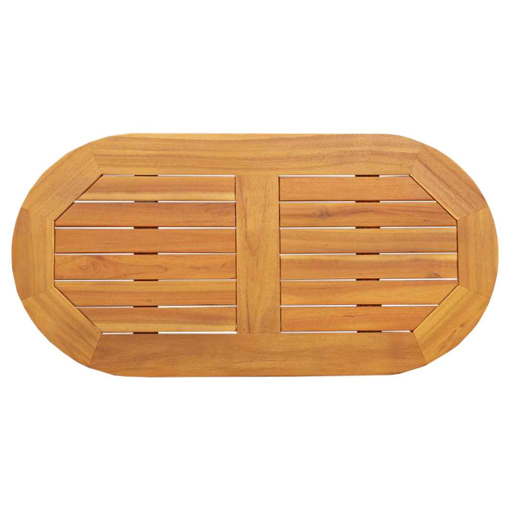 vidaXL Blat stołu Olej Naturalny 80 x 40 x 2 cm Lite Drewno Akacji
