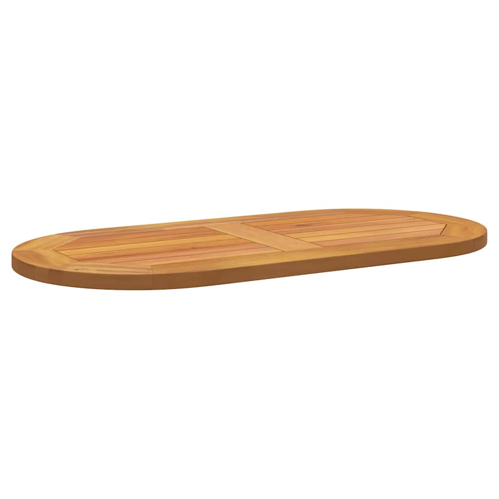 vidaXL Blat stołu Olej Naturalny 80 x 40 x 2 cm Lite Drewno Akacji