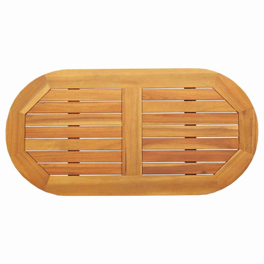 vidaXL Blat stołu Olej Naturalny 90 x 45 x 2 cm Lite Drewno Akacji