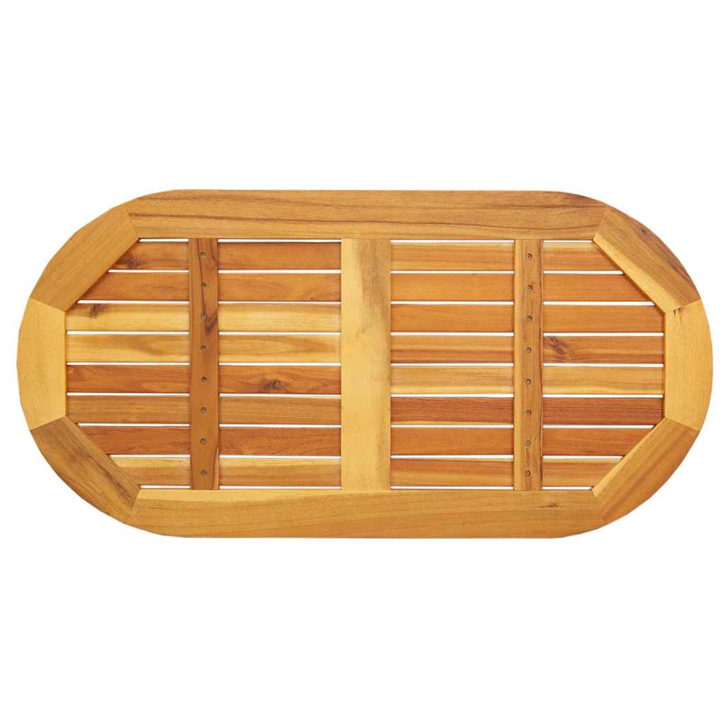 vidaXL Blat stołu Olej Naturalny 100 x 50 x 2 cm Lite Drewno Akacji