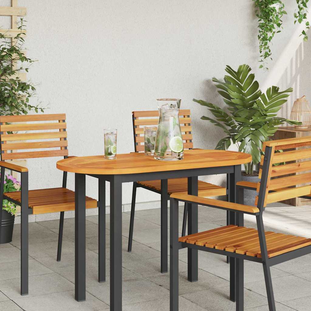vidaXL Blat stołu Olej Naturalny 100 x 50 x 2 cm Lite Drewno Akacji