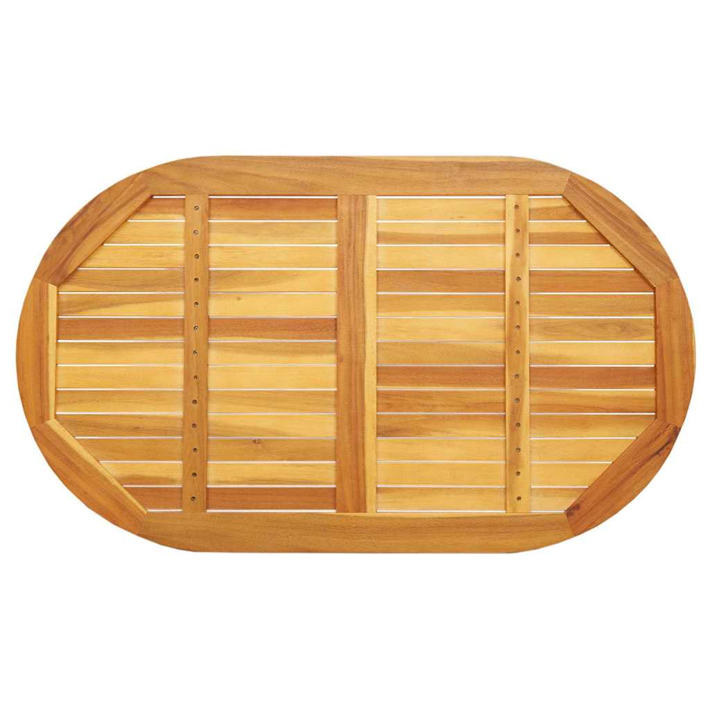 vidaXL Blat stołu Olej Naturalny 120 x 70 x 2 cm Lite Drewno Akacji