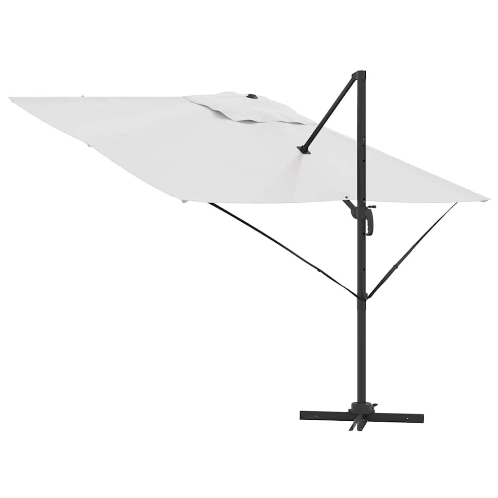 vidaXL Parasol Roma Beżowy 286 x 284 x 265 cm Aluminium i Poliester