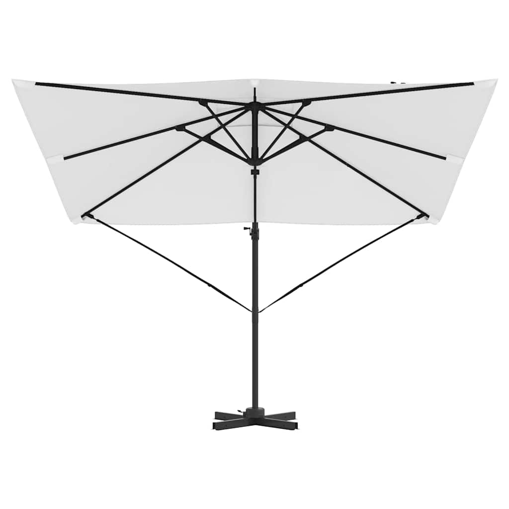 vidaXL Parasol Roma Beżowy 286 x 284 x 265 cm Aluminium i Poliester