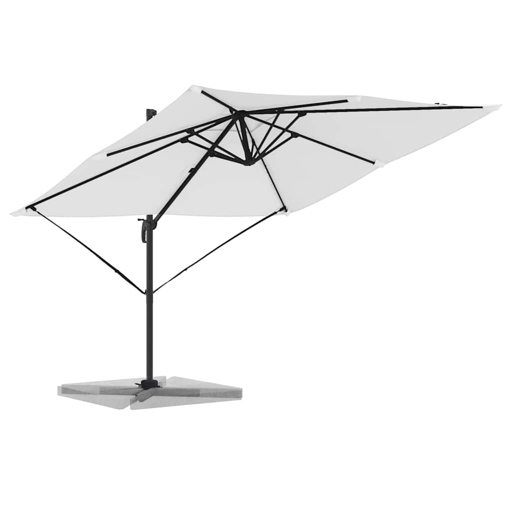 vidaXL Parasol Roma Beżowy 286 x 284 x 265 cm Aluminium i Poliester