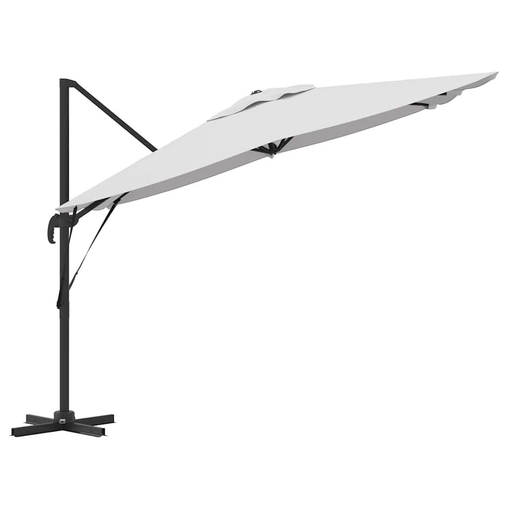 vidaXL Parasol Roma Beżowy 286 x 284 x 265 cm Aluminium i Poliester
