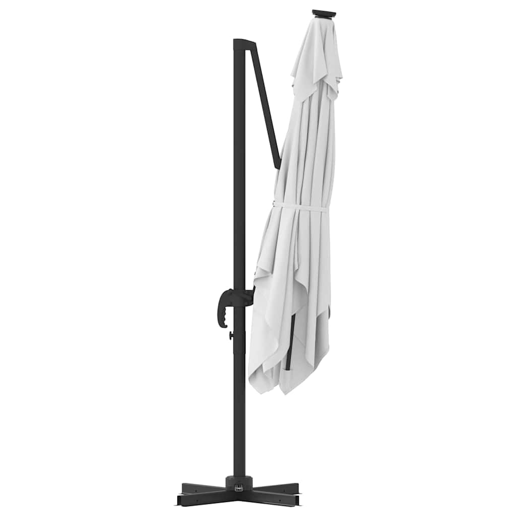 vidaXL Parasol Roma Beżowy 286 x 284 x 265 cm Aluminium i Poliester