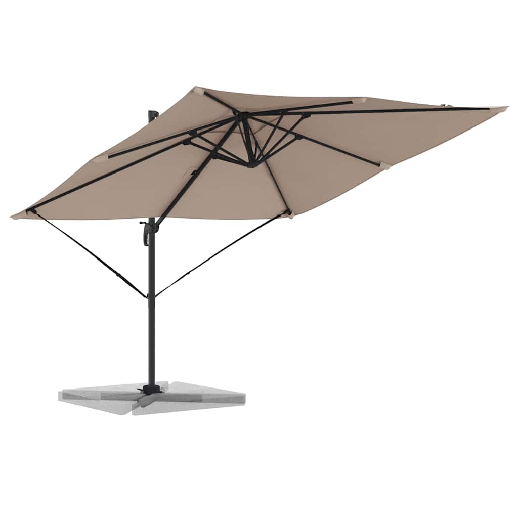 vidaXL Parasol Roma Ciemnoszary 286 x 284 x 265 cm