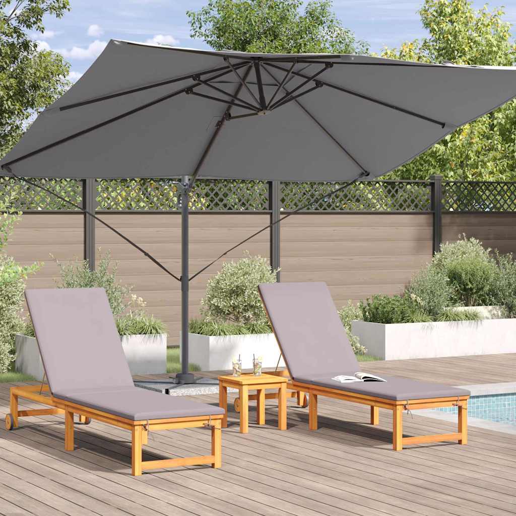 vidaXL Parasol plażowy Antracyt 351 x 250 x 260 cm