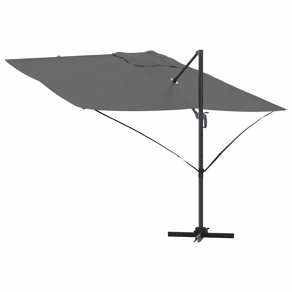 vidaXL Parasol plażowy Antracyt 351 x 250 x 260 cm