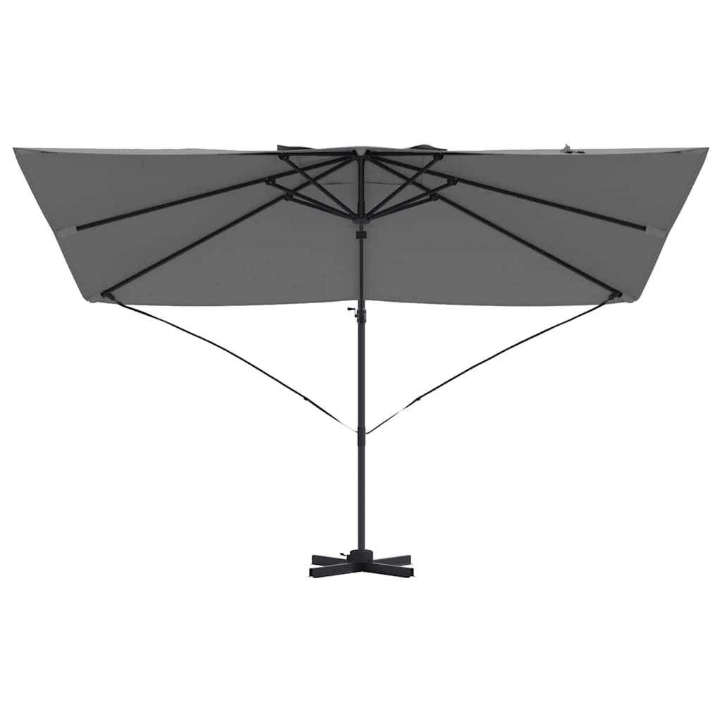 vidaXL Parasol plażowy Antracyt 351 x 250 x 260 cm