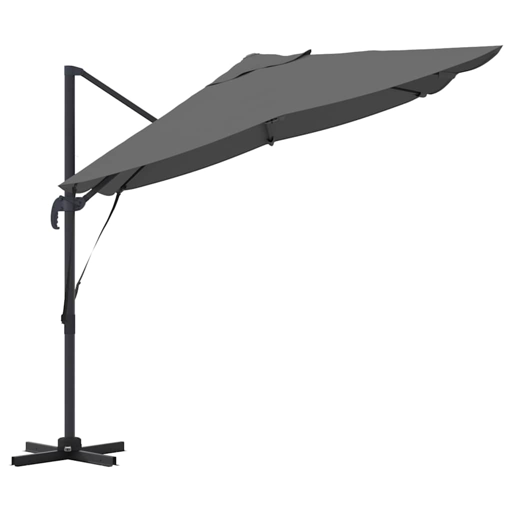 vidaXL Parasol plażowy Antracyt 351 x 250 x 260 cm
