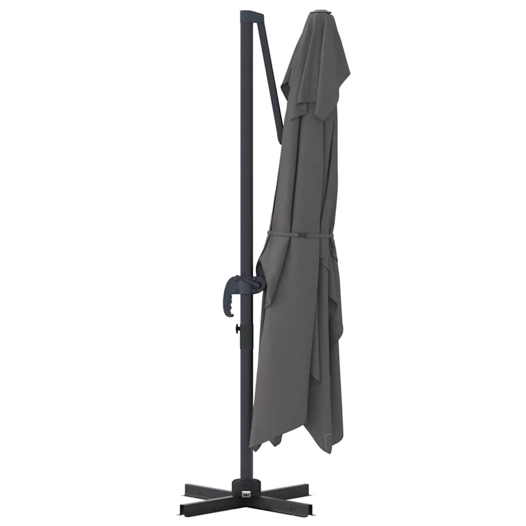 vidaXL Parasol plażowy Antracyt 351 x 250 x 260 cm