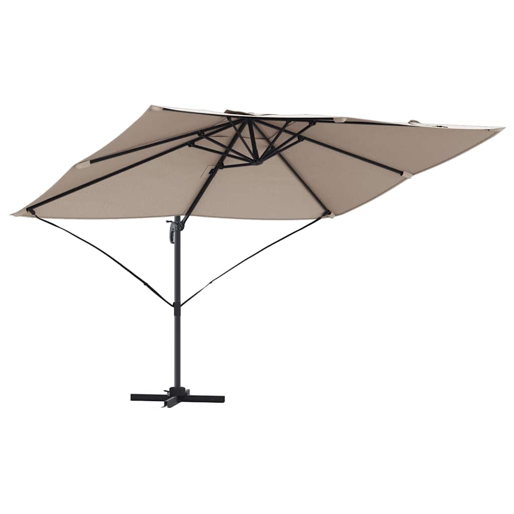 vidaXL Parasol plażowy Ciemnoszary 351 x 250 x 260 cm