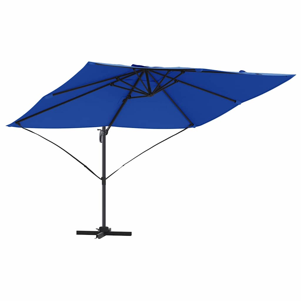 vidaXL Parasol plażowy Niebieski azur 351 x 250 x 260 cm