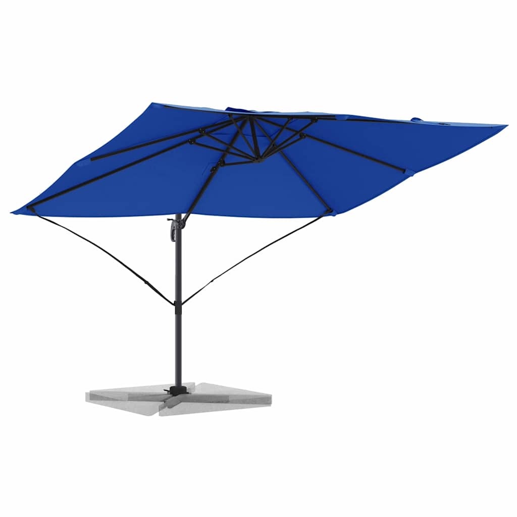 vidaXL Parasol plażowy Niebieski azur 351 x 250 x 260 cm