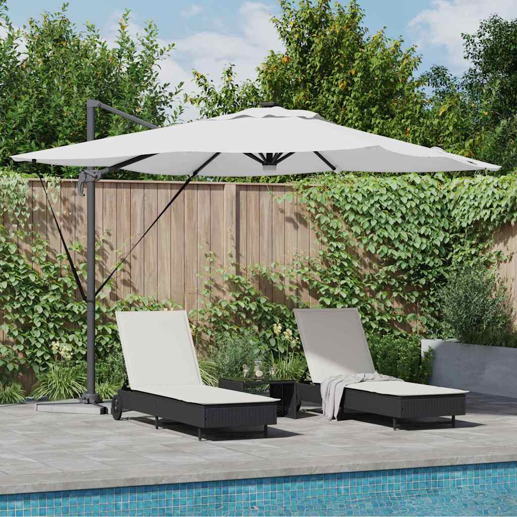 vidaXL Parasol Roma Beżowy 286 x 284 x 270 cm Aluminium i Poliester