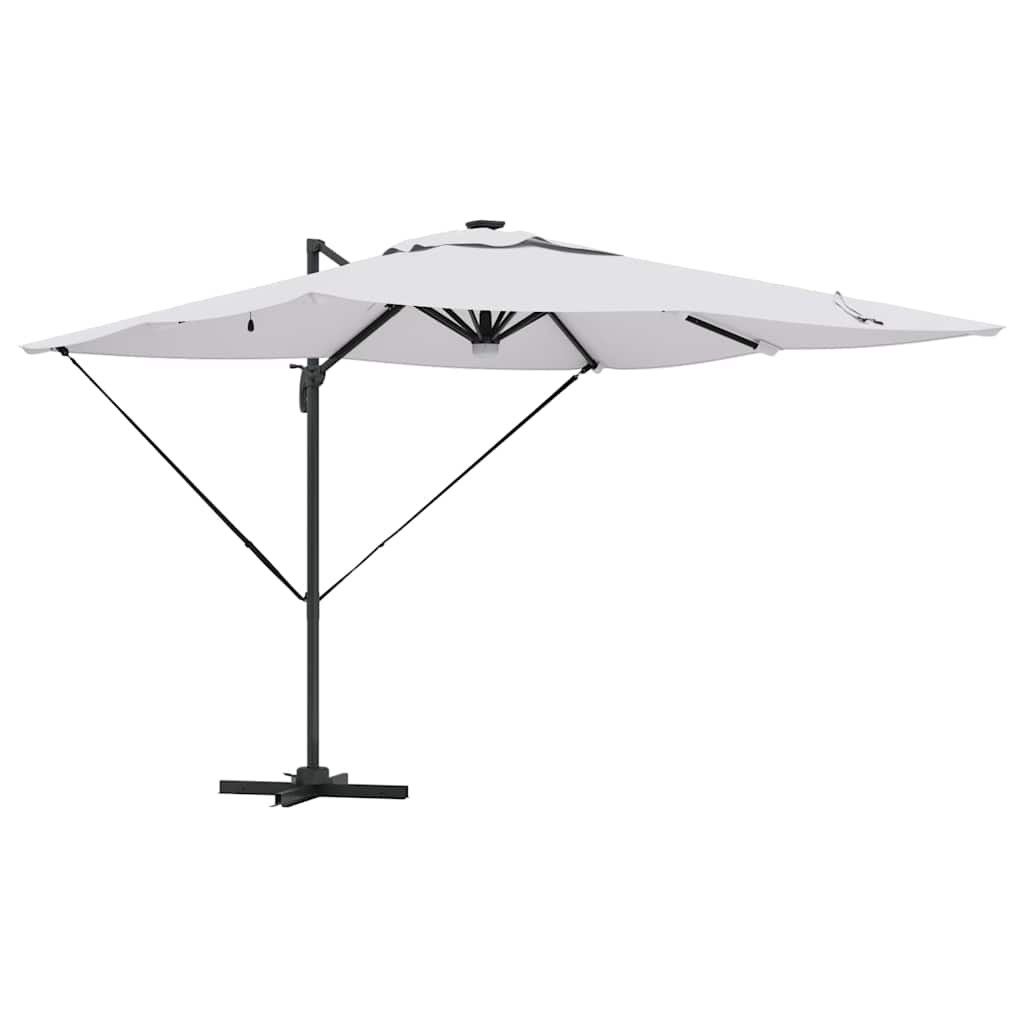 vidaXL Parasol Roma Beżowy 286 x 284 x 270 cm Aluminium i Poliester