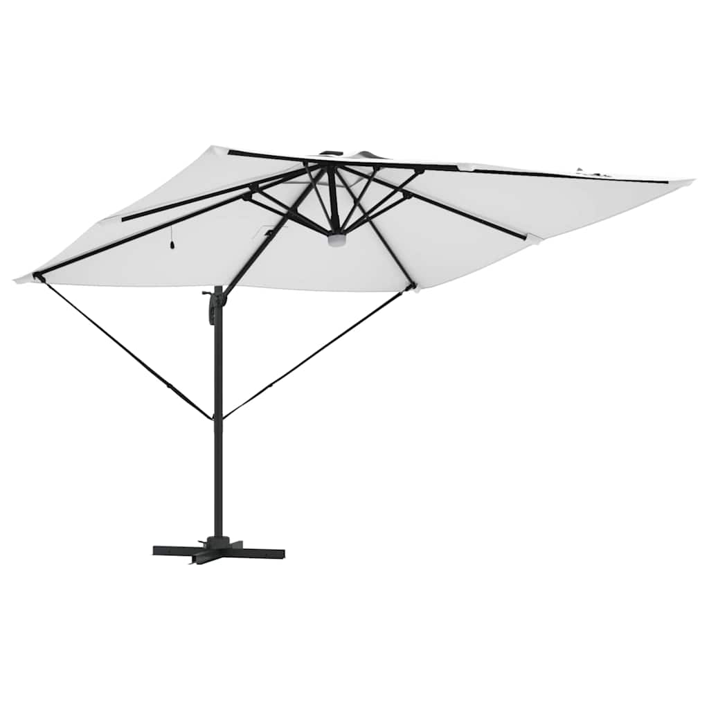 vidaXL Parasol Roma Beżowy 286 x 284 x 270 cm Aluminium i Poliester