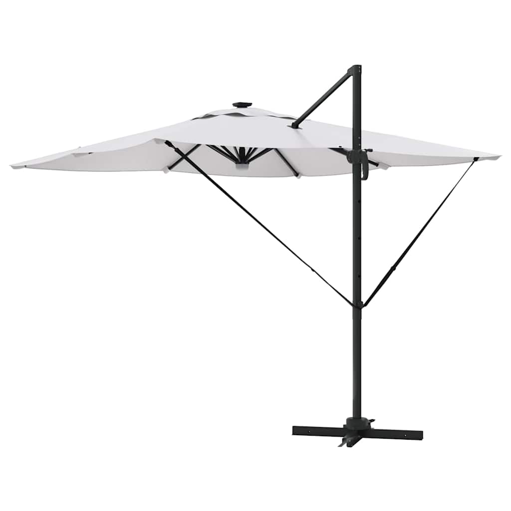 vidaXL Parasol Roma Beżowy 286 x 284 x 270 cm Aluminium i Poliester