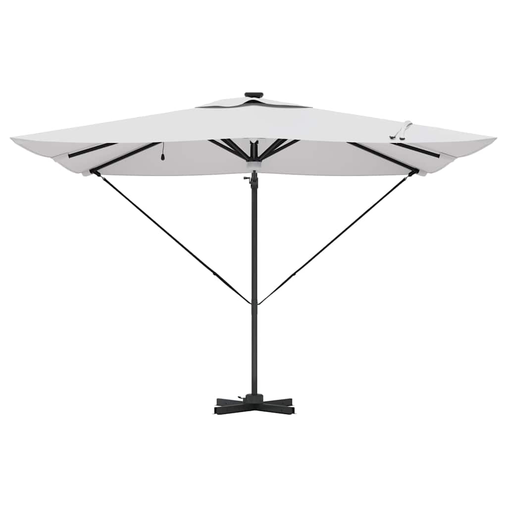 vidaXL Parasol Roma Beżowy 286 x 284 x 270 cm Aluminium i Poliester