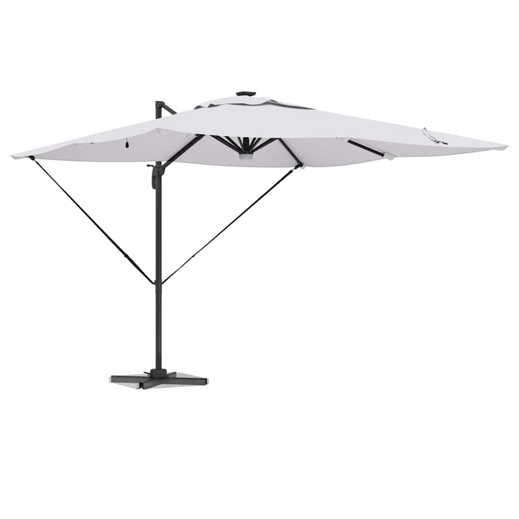 vidaXL Parasol Roma Beżowy 286 x 284 x 270 cm Aluminium i Poliester