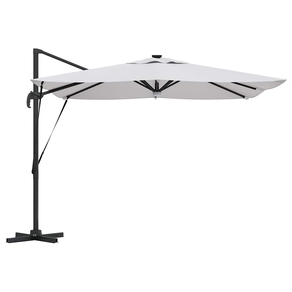 vidaXL Parasol Roma Beżowy 286 x 284 x 270 cm Aluminium i Poliester