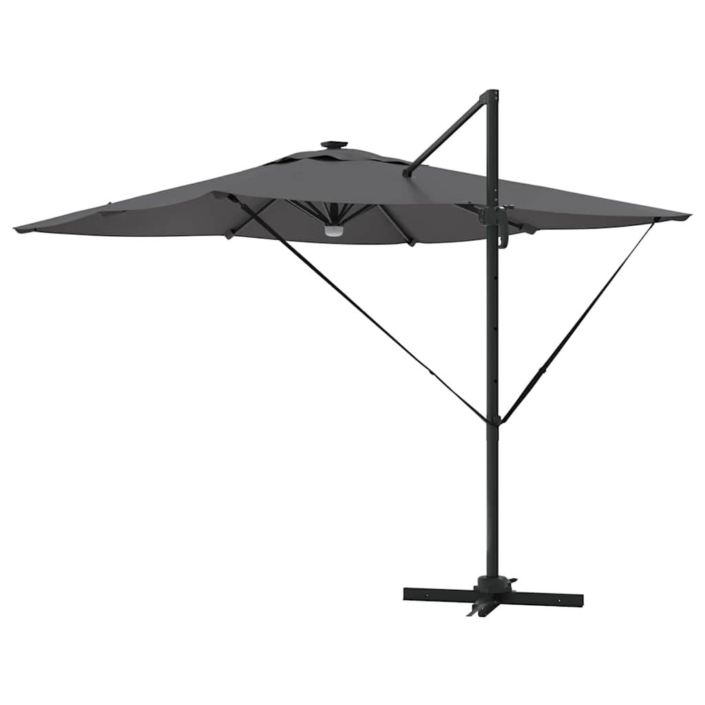 vidaXL Parasol Roma Antracyt 286 x 284 x 270 cm Aluminium i Poliester