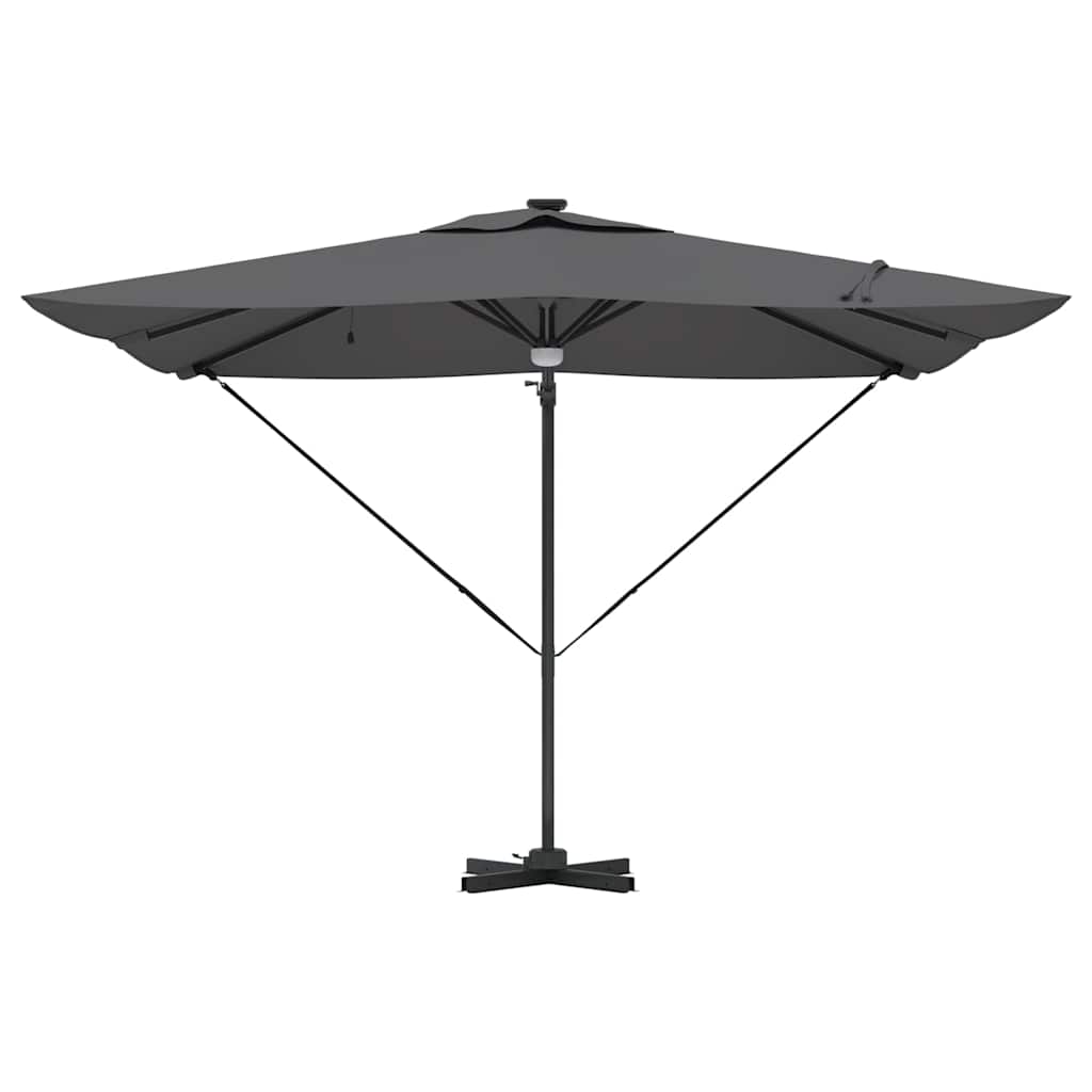 vidaXL Parasol Roma Antracyt 286 x 284 x 270 cm Aluminium i Poliester