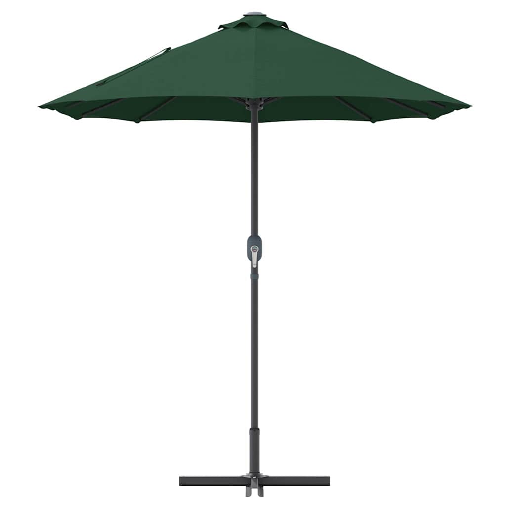 vidaXL Parasolka ogrodowa Zielony 370 x 197 x 239 cm