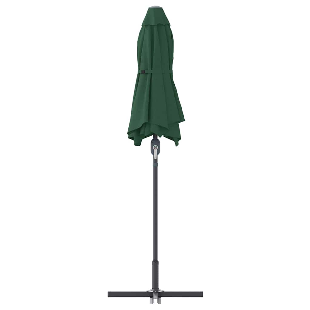 vidaXL Parasolka ogrodowa Zielony 370 x 197 x 239 cm