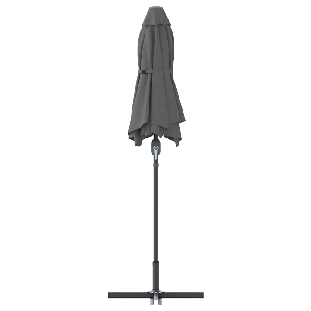 vidaXL Parasolka ogrodowa Antracyt 370 x 197 x 239 cm