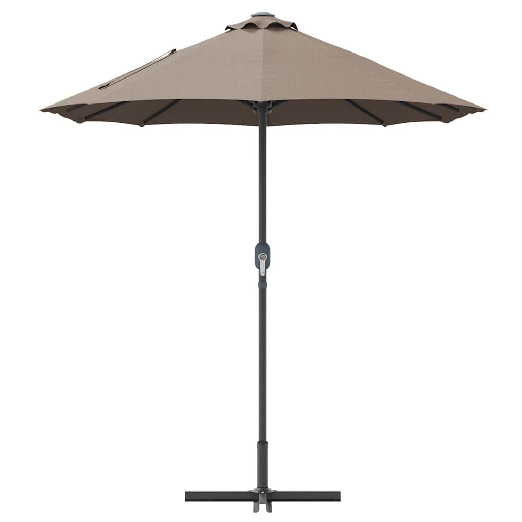 vidaXL Parasolka ogrodowa Ciemnoszary 370 x 197 x 239 cm