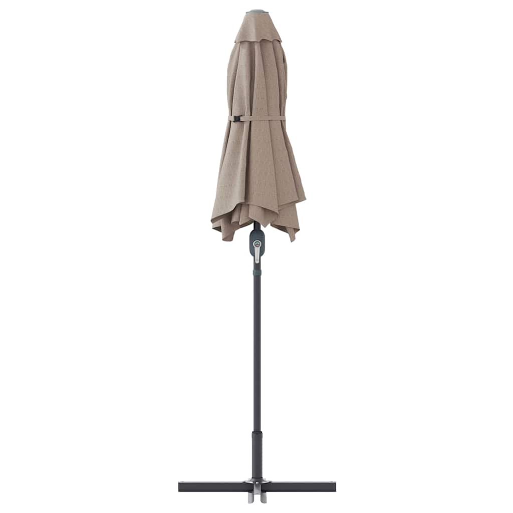 vidaXL Parasolka ogrodowa Ciemnoszary 370 x 197 x 239 cm