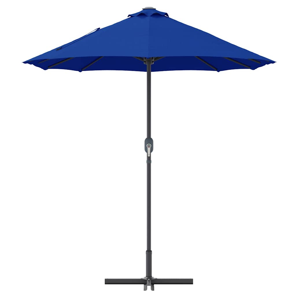 vidaXL Parasolka ogrodowa Niebieski azur 370 x 197 x 239 cm