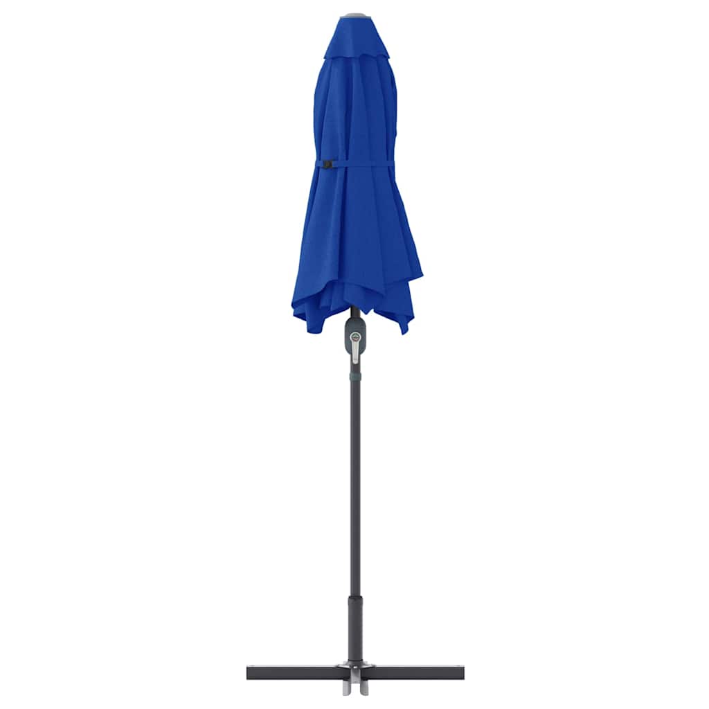 vidaXL Parasolka ogrodowa Niebieski azur 370 x 197 x 239 cm