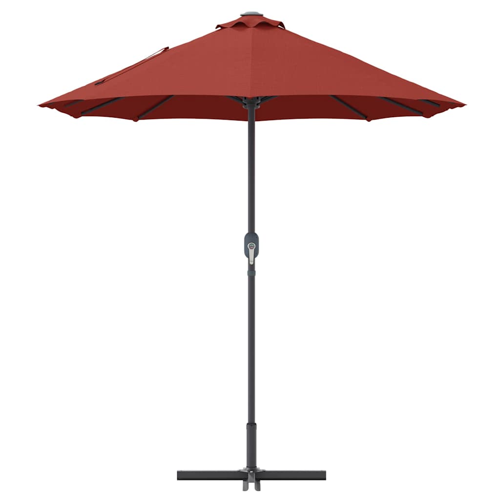 vidaXL Parasolka ogrodowa terakota 370 x 197 x 239 cm