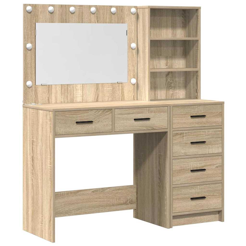 vidaXL Toaletka Brązowy 78,5 x 41 x 135 cm Materiał drewnopochodny