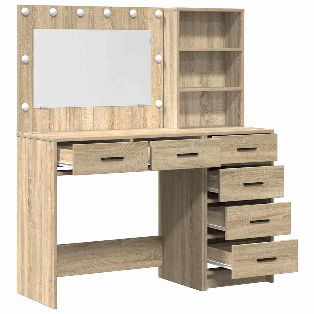 vidaXL Toaletka Brązowy 78,5 x 41 x 135 cm Materiał drewnopochodny
