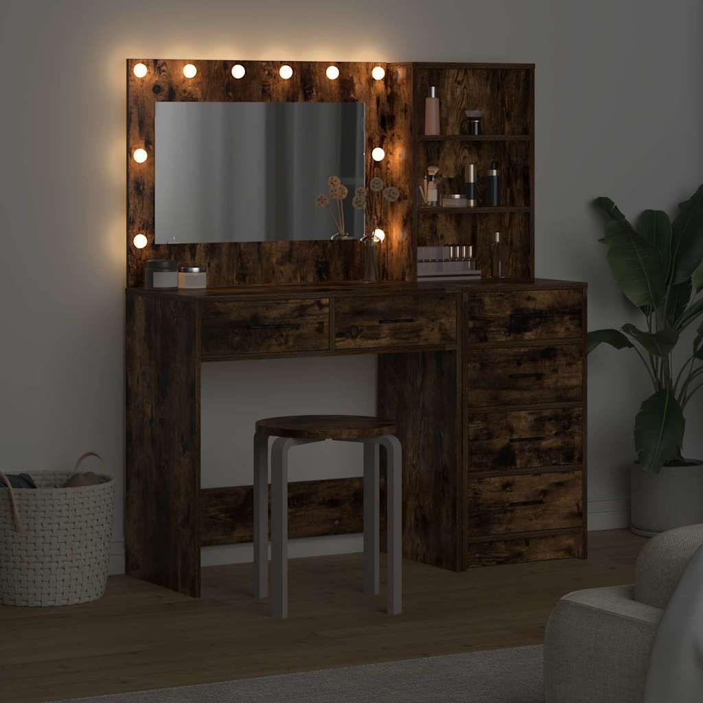 vidaXL Toaletka Brązowy 78,5 x 41 x 135 cm Materiał drewnopochodny