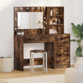 vidaXL Toaletka Brązowy 78,5 x 41 x 135 cm Materiał drewnopochodny