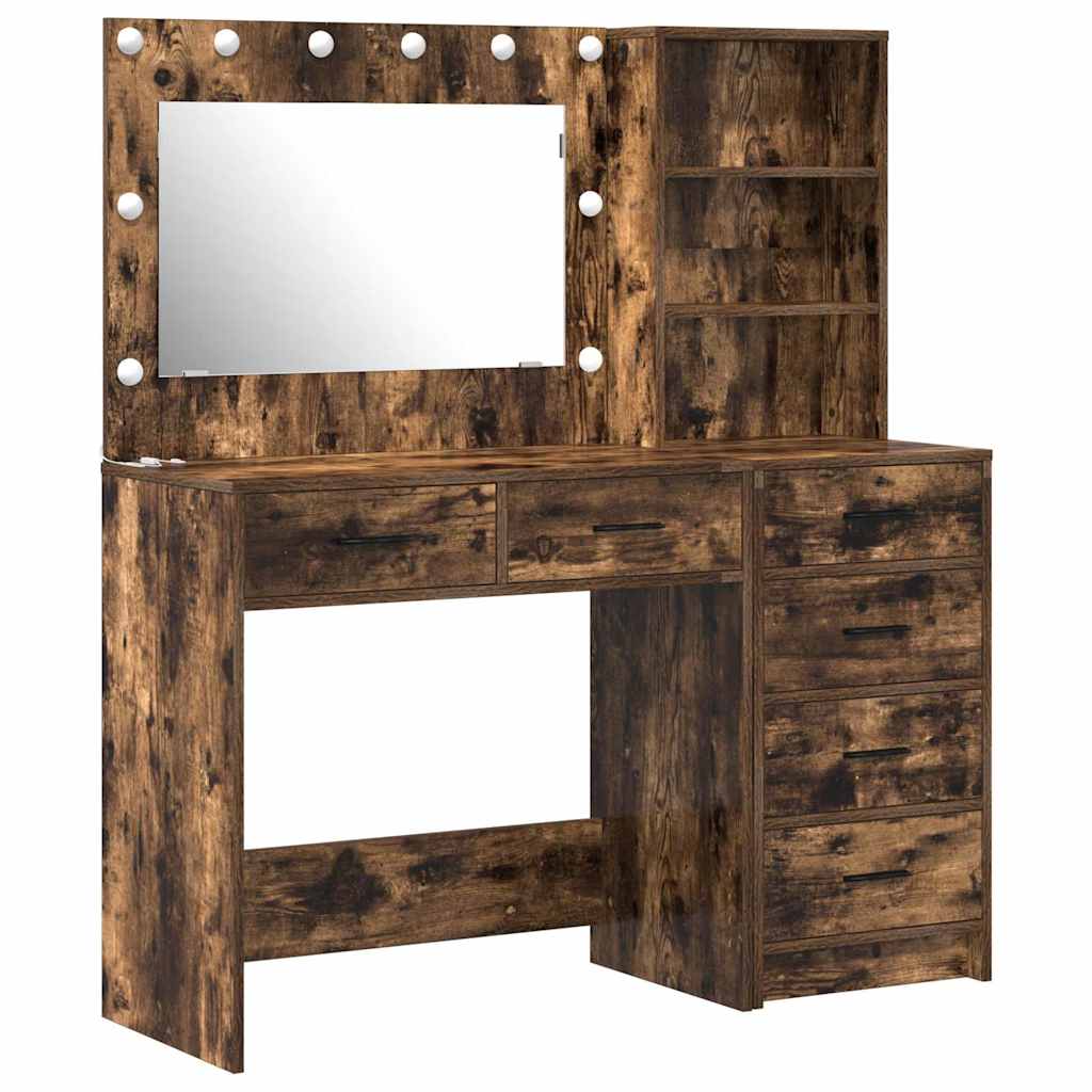 vidaXL Toaletka Brązowy 78,5 x 41 x 135 cm Materiał drewnopochodny