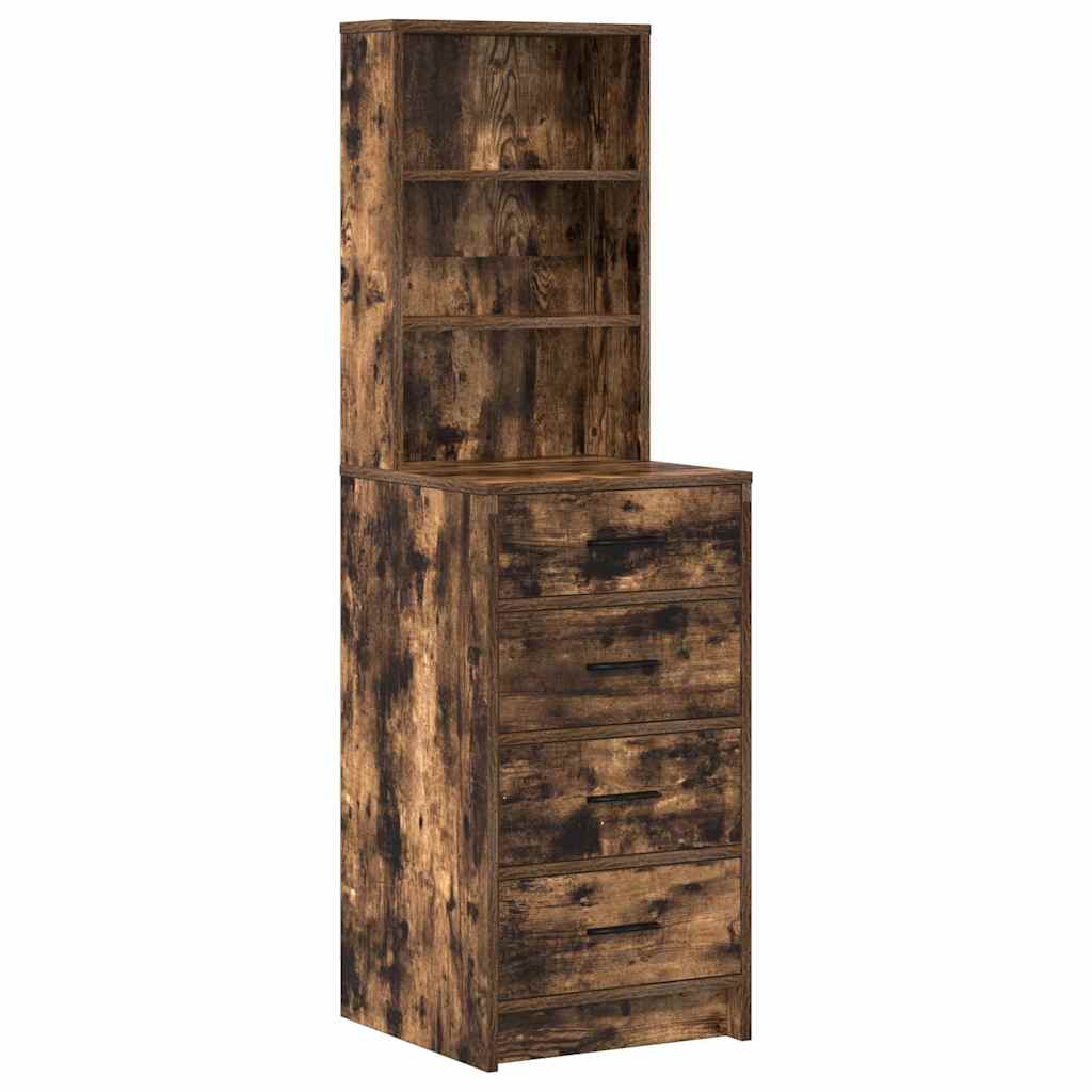 vidaXL Toaletka Brązowy 78,5 x 41 x 135 cm Materiał drewnopochodny