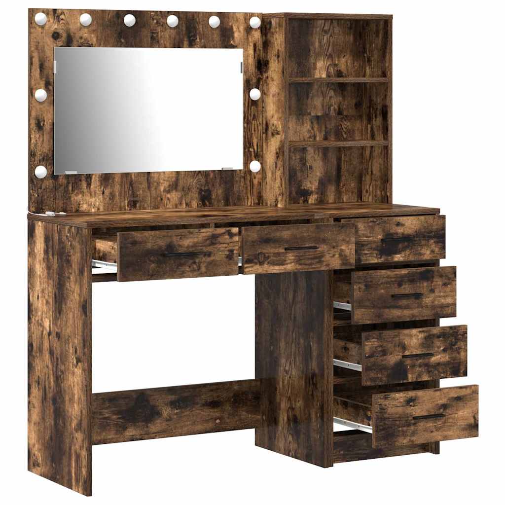 vidaXL Toaletka Brązowy 78,5 x 41 x 135 cm Materiał drewnopochodny