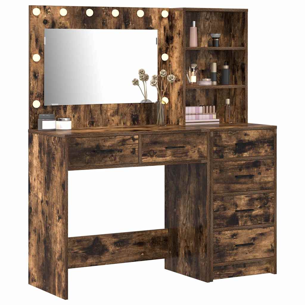 vidaXL Toaletka Brązowy 78,5 x 41 x 135 cm Materiał drewnopochodny
