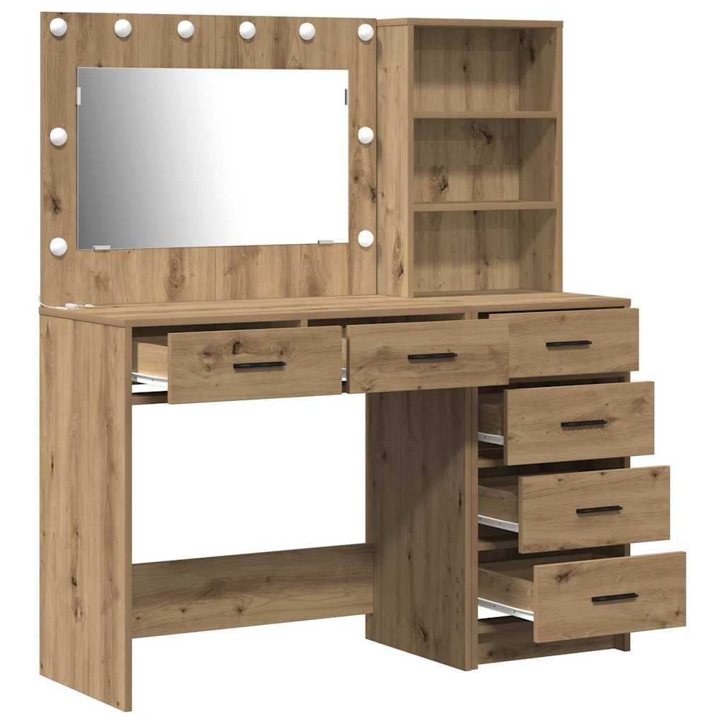 vidaXL Toaletka Brązowy 78,5 x 41 x 135 cm Materiał drewnopochodny