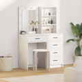vidaXL Toaletka 2 pcs Biały 50 x 41 x 135 cm Materiał drewnopochodny