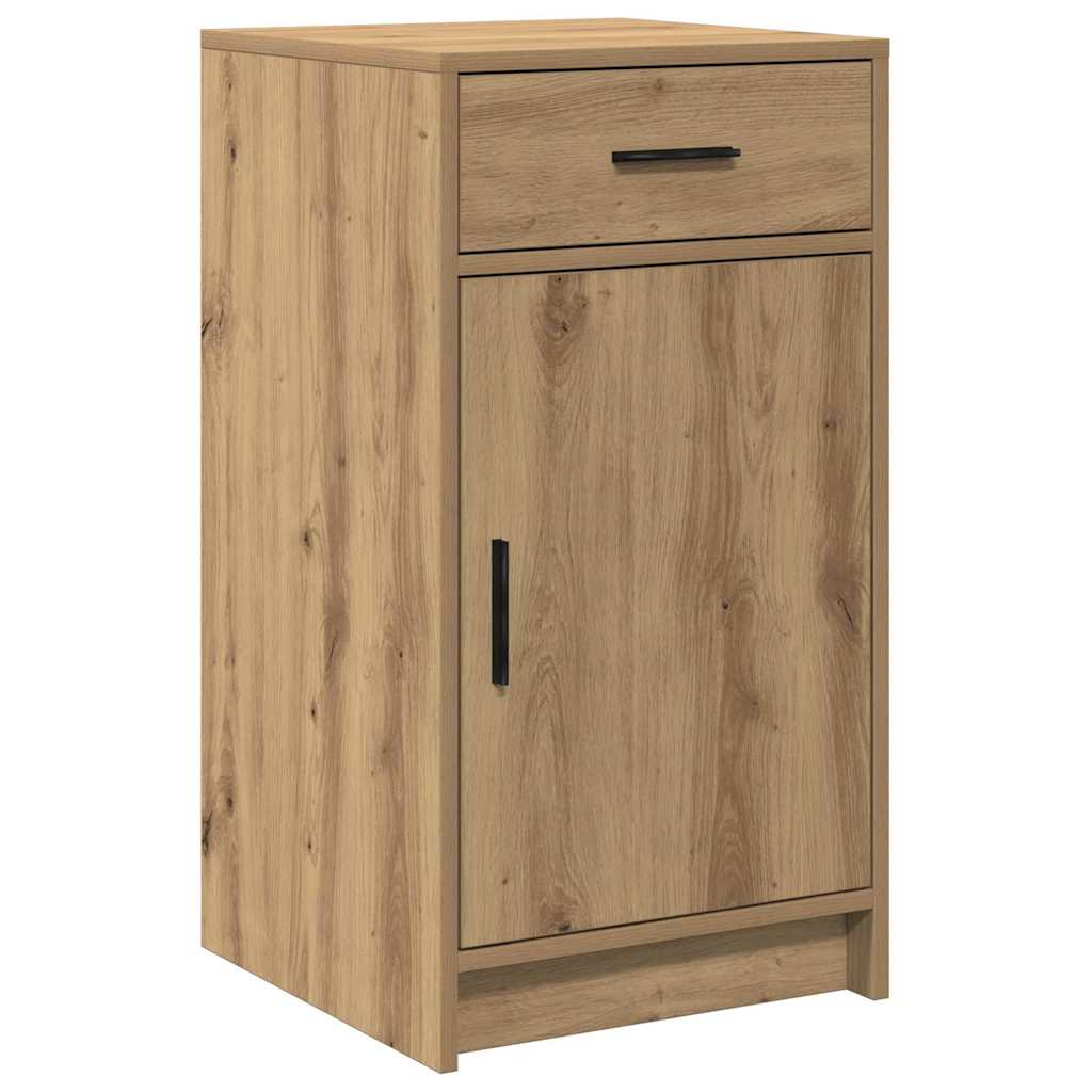 vidaXL Toaletka z szufladą 2 pcs Brązowy Materiał drewnopochodny