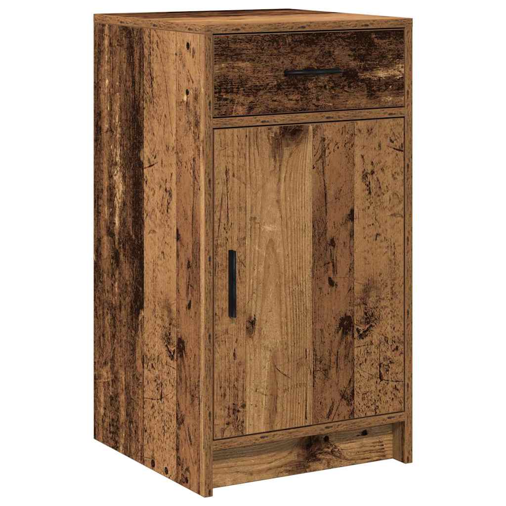 vidaXL Toaletka 2 pcs Brązowy 50 x 41 x 135 cm Materiał drewnopochodny